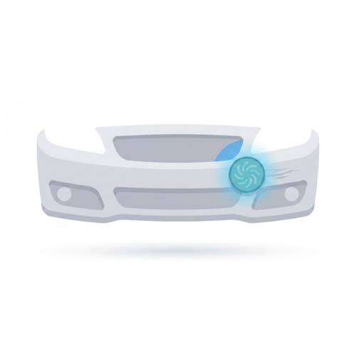 Bumper scuffs and scrapes