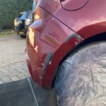 Before photo of Alfa Romeo rear bumper scuff in Solihull – damage repaired by CAR Cosmetic Auto Repairs