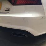After photo of Audi bumper scuff repair in Redditch – completed by CAR Cosmetic Auto Repairs mobile technician