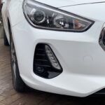 After photo of Hyundai i30 bumper repair in Leicester – front corner scuff repaired by CAR Cosmetic Auto Repairs mobile technician