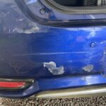 Before repair: Rear bumper corner scuff damage from minor collision in Milton Keynes – by CAR Cosmetic Auto Repairs