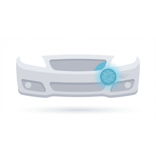 Bumper scuffs and scrapes