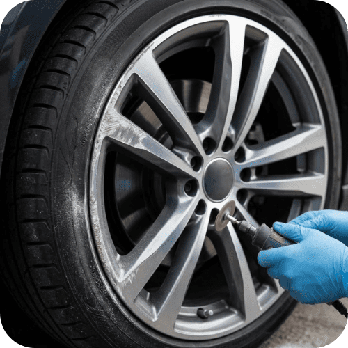 Kerb damage & scratches (1)