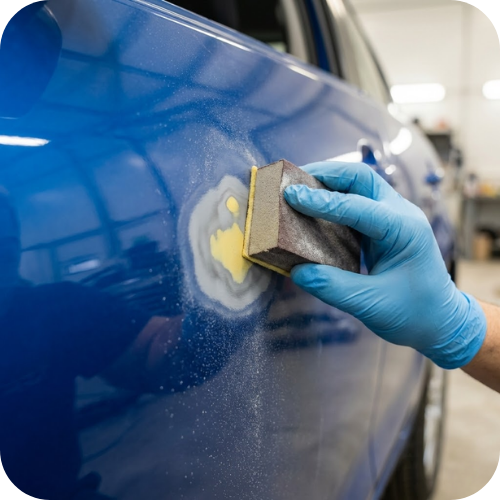 Paint‑broken dents